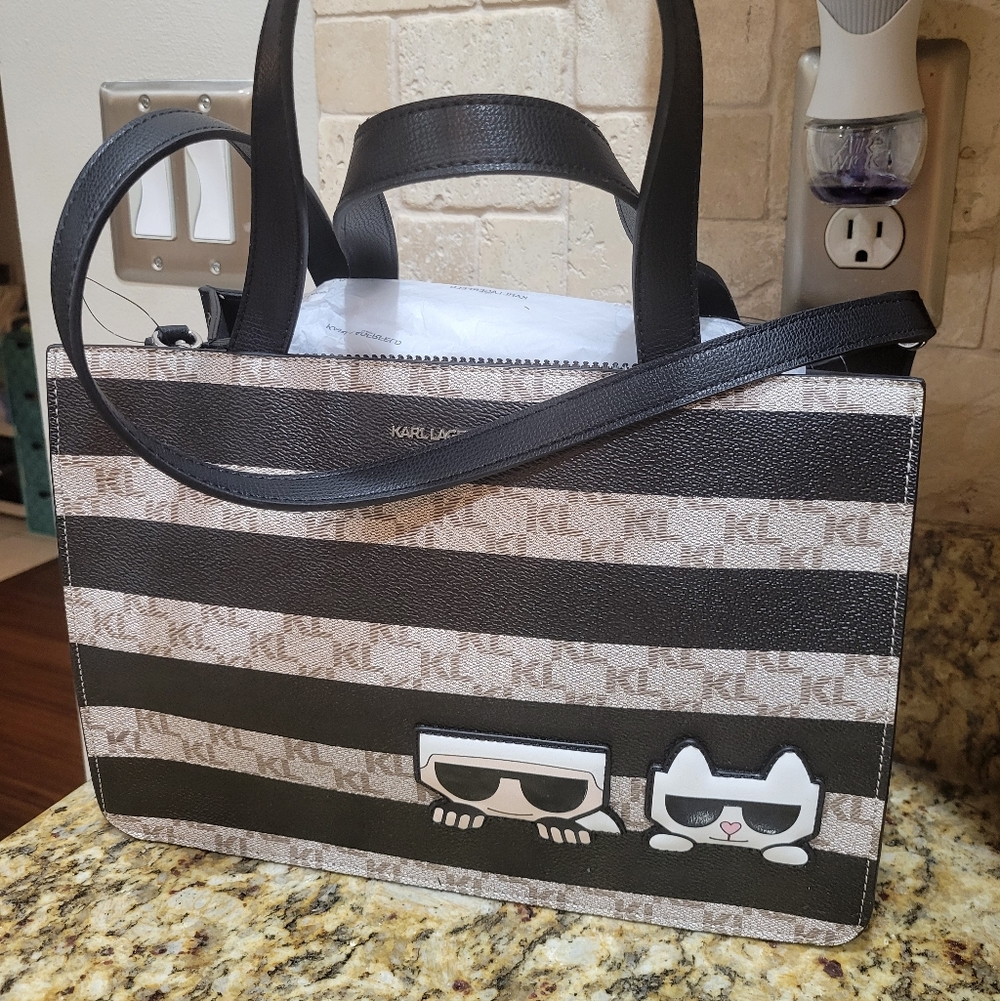 Karl Lagerfeld Paris Tote NWT - Picture 6 of 6